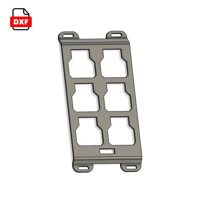 DXF FILE, MILWAUKEE SINGLE PLATE