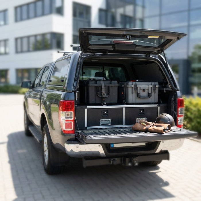 Illustration for Maximizing Your Vehicle Storage Efficiency with DECKED System Integration and Heavy-Duty Steel Packout Mounts