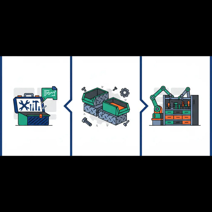 Illustration for Mastering Heavy-Duty Materials for Custom Tool Storage: A Fabrication Shop Guide