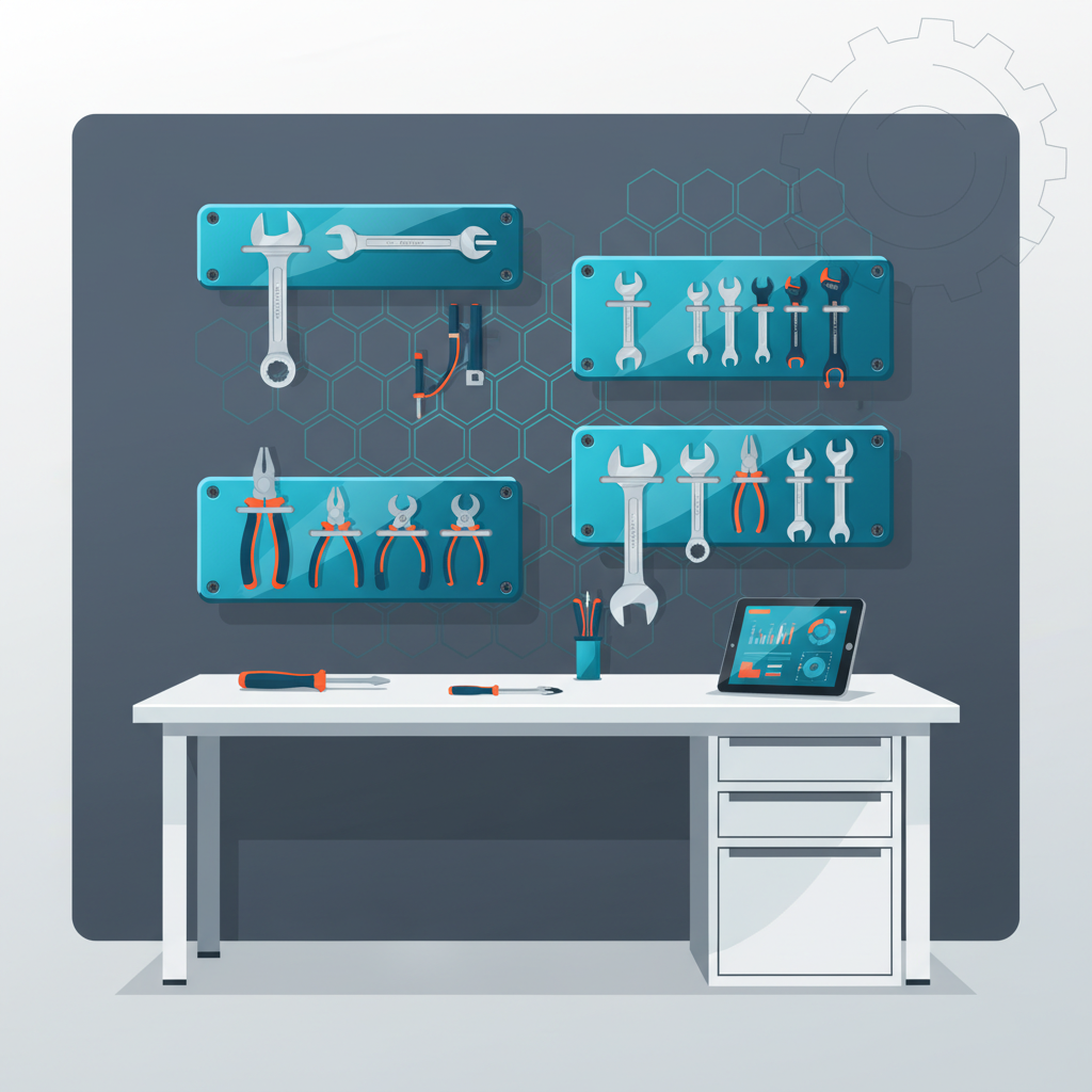 Illustration for Maximize Tool Security: Why Steel Mounting Plates Outperform for Professional Organization