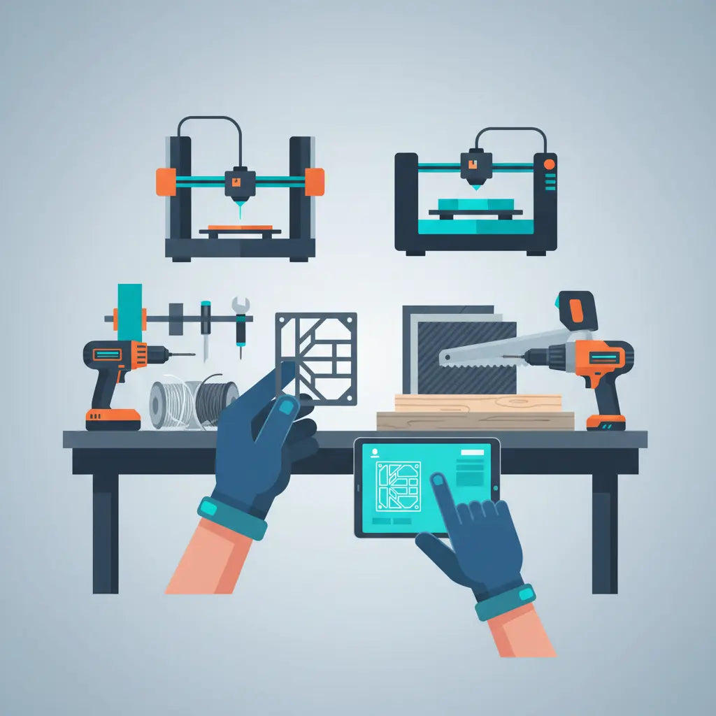 Illustration for Mastering DIY Tool Mount Fabrication: Essential Technical Specifications and DXF Files