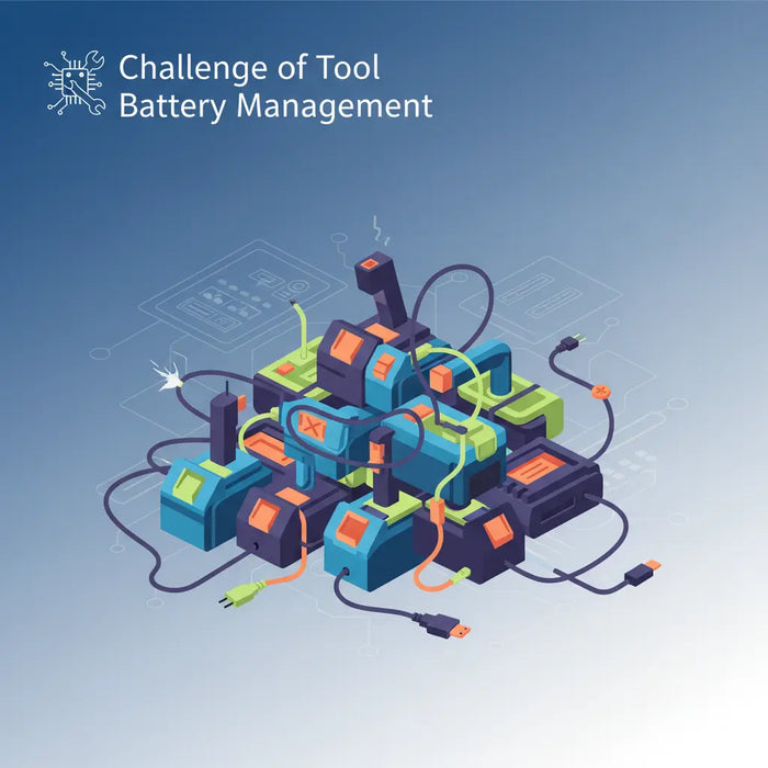 Illustration for Integrated Battery Solutions: Secure Power Management for Professional Tool Storage