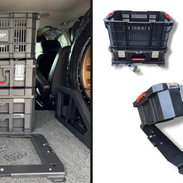 Bauer modular toolbox stack and BOCO Custom locking mounting plate
