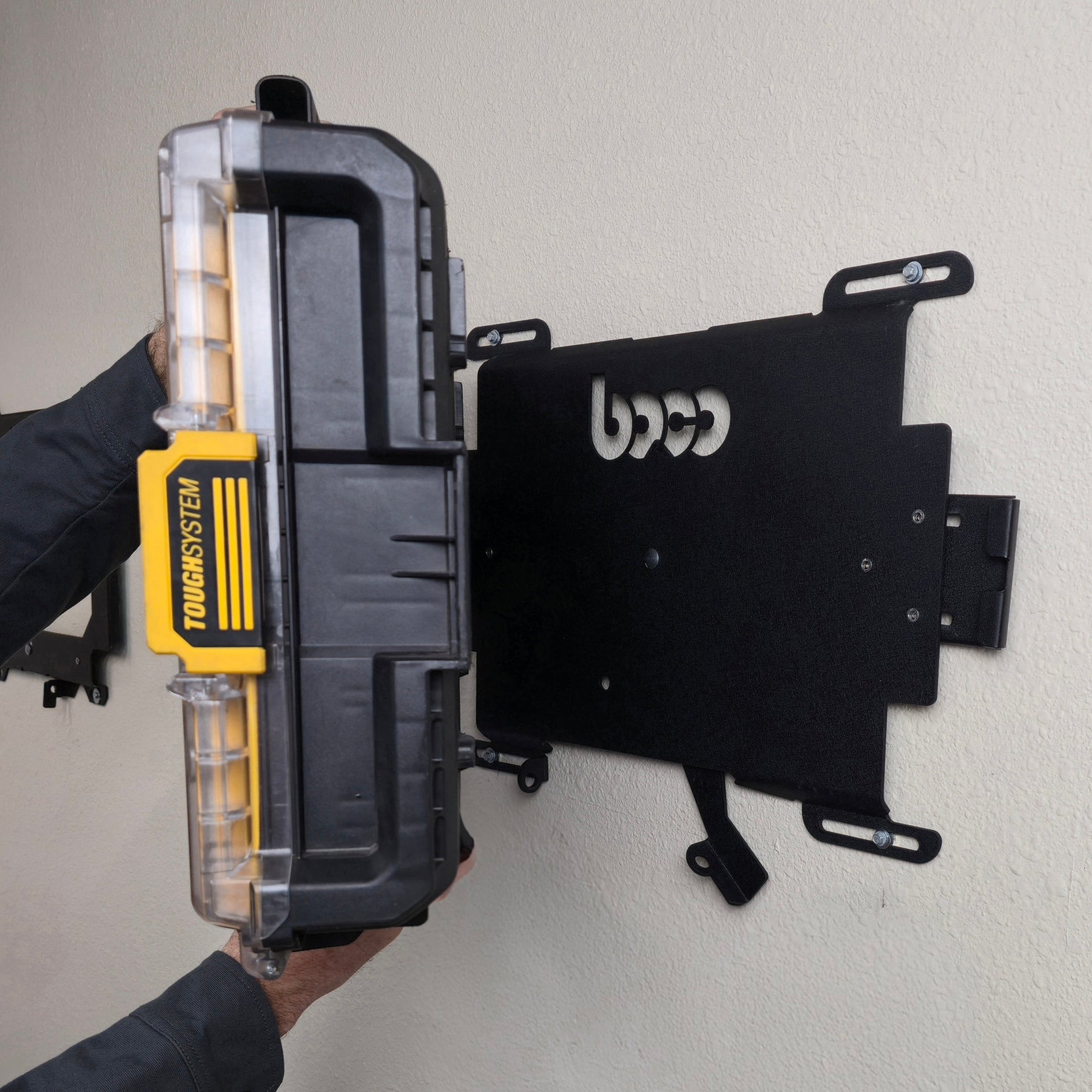 The Only Metal Wall Mount for DeWalt ToughSystem 2.0: Why BOCO Custom's Steel Bracket Beats Every Plastic Alternative