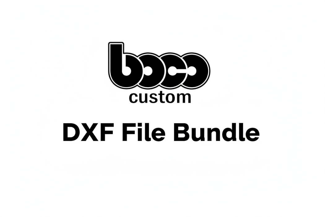 text of dxf file bundle with boco customl ogo