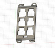 DXF FILE, MILWAUKEE SINGLE PLATE