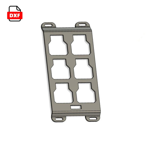 DXF FILE, MILWAUKEE SINGLE PLATE