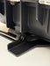 Close-up of the locking mechanism on the custom mounting plate with the DeWalt toolbox securely mounted, set against a white background.