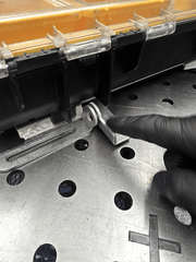 Dewalt ToughSystem Aluminum Mount Lock in action