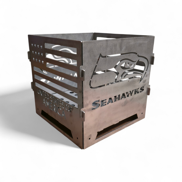 Backyard Fire Pit, 16" Square, Collapsible & Portable