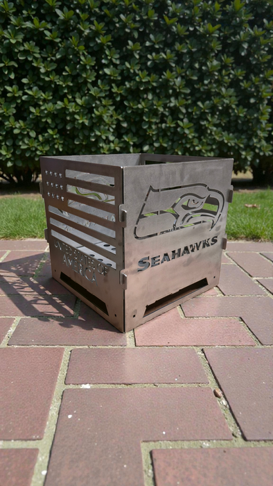 Backyard Fire Pit, 16" Square, Collapsible & Portable