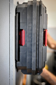 HUSKY LOCKING MOUNTING PLATE ON WALL, SIDE VIEW