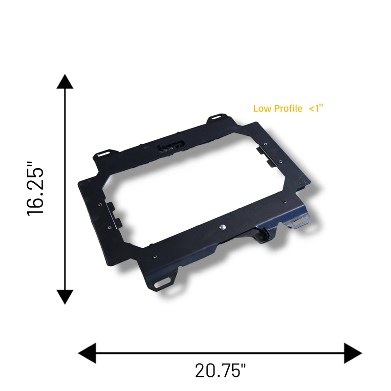 Husky Build-Out locking mounting plate made in USA by BOCO Custom