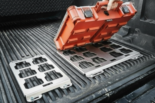 SET of TWO Milwaukee Packout Mounts, Heavy Duty Steel, Full + Half Width BOCO Custom LLC