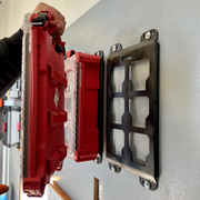 Milwaukee Packout Single Mounting Plate - 14-Gauge Steel | Slim Low-Profile Half-Width Mount BOCO Custom LLC