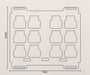 Milwaukee Packout 14 ga Mounting Plate