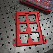 Milwaukee Packout half-width heavy-duty mounting plate, 10-gauge steel, BOCO Custom