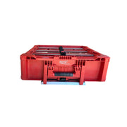 Red Milwaukee tool storage crate on a white background by BOCO Custom. For Bikes, Motorcycles, Carriers