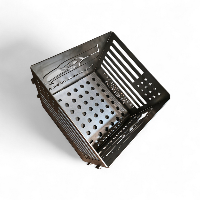 Backyard Fire Pit, 16" Square, Collapsible & Portable