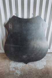 Back side of union pacific railway sign