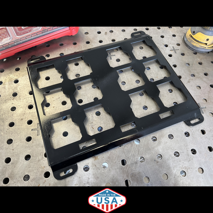 Heavy Duty Slim Low Profile Milwaukee Dual Packout Mounting Plate