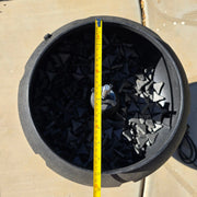 Harbor Freight Vibratory Tumbler measures 11" diameter for replacement lid
