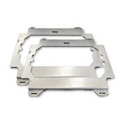 2-pack Husky Build-Out non-locking mounting plates, made in USA by BOCO Custom