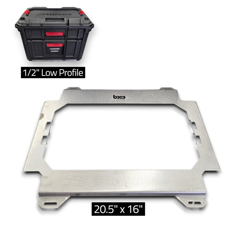 Husky Build-Out Mount - Non-Locking Mount, 14ga Steel, V1 BOCO Custom LLC