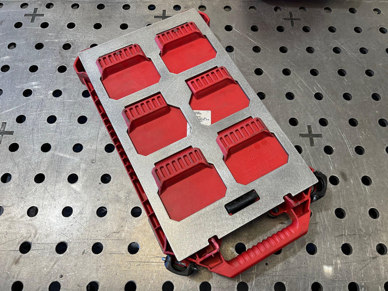 DXF Download for Milwaukee Packout Weld-On Mounts for Plasma Laser CNC - Cut-Ready, Metric & Inches BOCO Custom LLC
