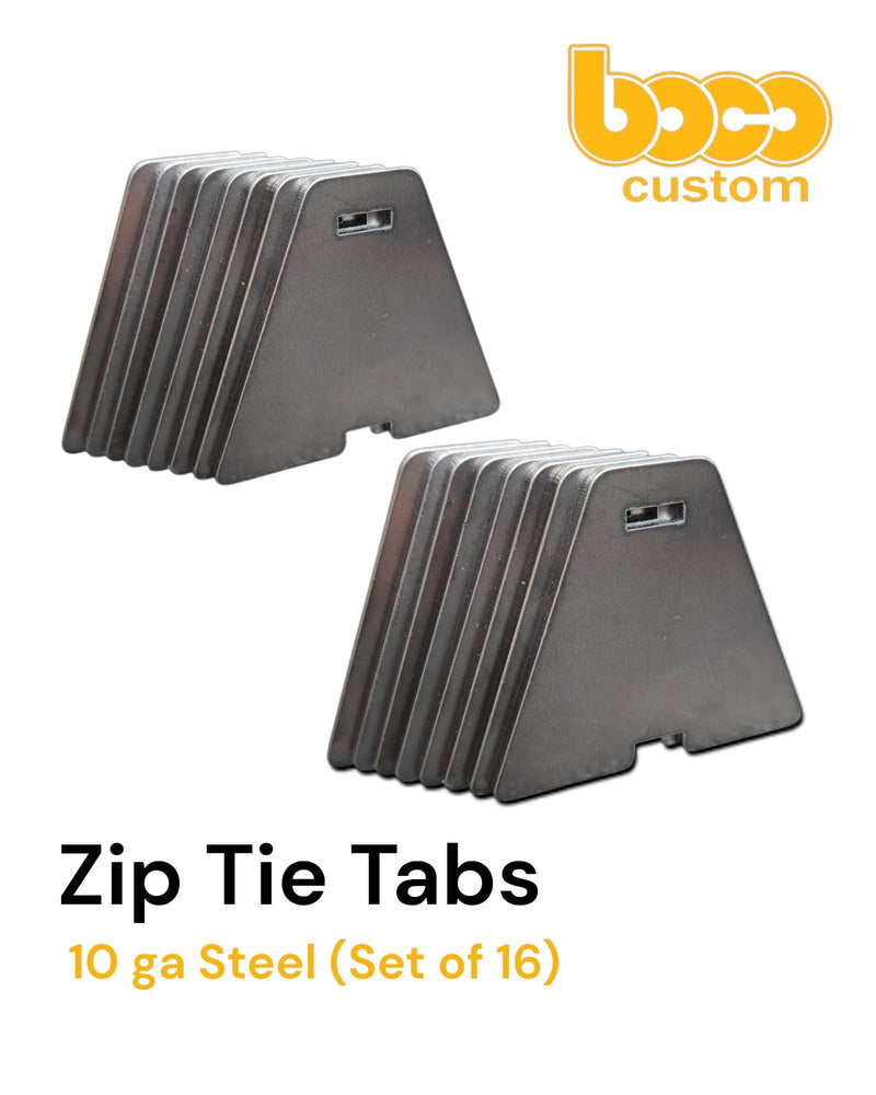 Zip Tie Tab, DIY Weld On, 16-Pack, for ATVs, Cages