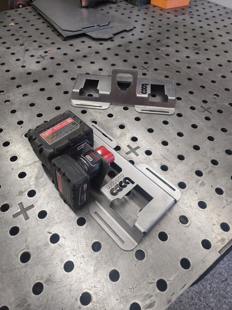 3-Slot Milwaukee M18 and M12 battery holder