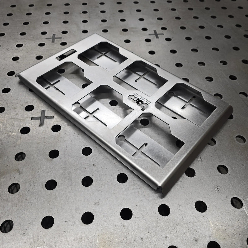 Milwaukee Packout Undermount Half Width DXF File, Plasma Laser CNC Ready, Instant Download, with Bend Table, Metric/Inches, Cut-Ready!