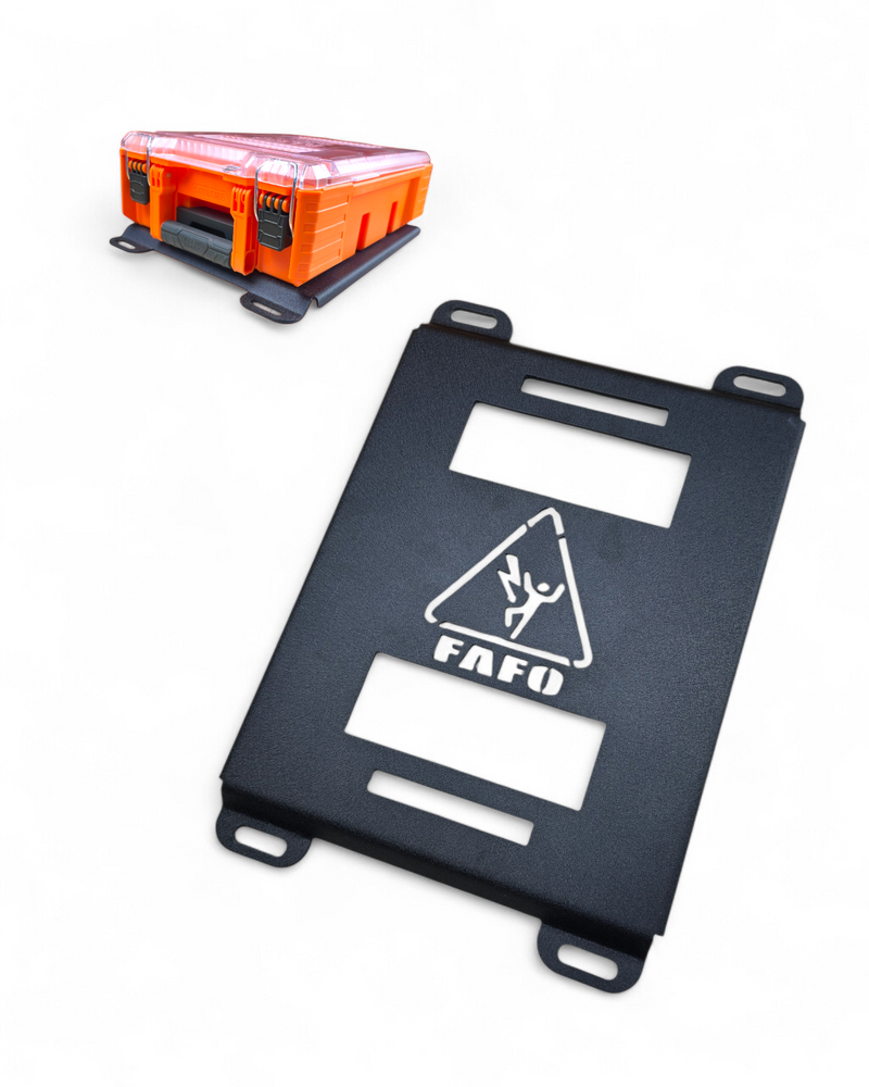 Klein MODbox Mounting Plate - Half Width FAFO Edition | 10ga Steel