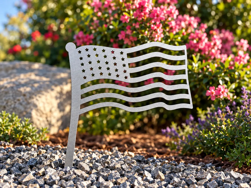 American Flag DXF | Lawn Stake Digital Download