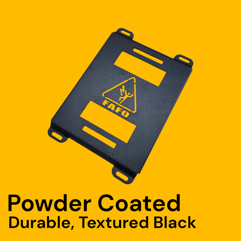 Klein MODbox Mounting Plate - Half Width, FAFO Graphic