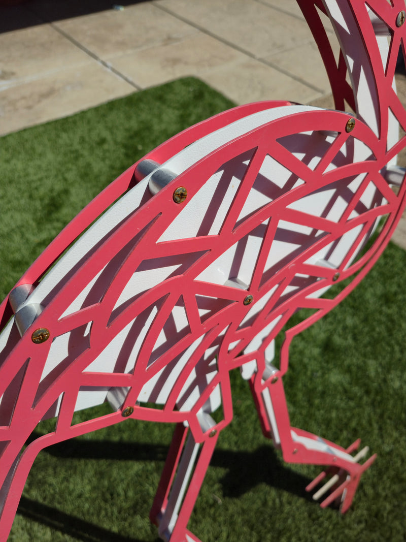 DXF Files for CNC Cutting | Flamingo Lawn Art, Three Layers BOCO Custom LLC