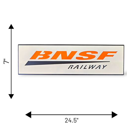 BNSF Railway Tribute Sign | 24.5" Heavy-Duty Steel BOCO Custom LLC