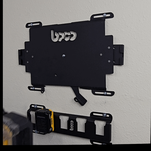 Dewalt ToughSystem 2.0 Wall Mount Plate BOCO Custom LLC
