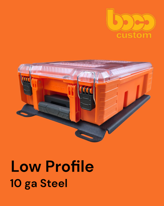 Klein MODbox Mounting Plate, Half Width, FAFO, Heavy Duty 10 ga steel