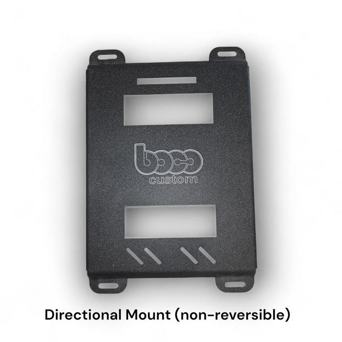 Plaque de montage simple Klein MODbox, robuste, calibre 10