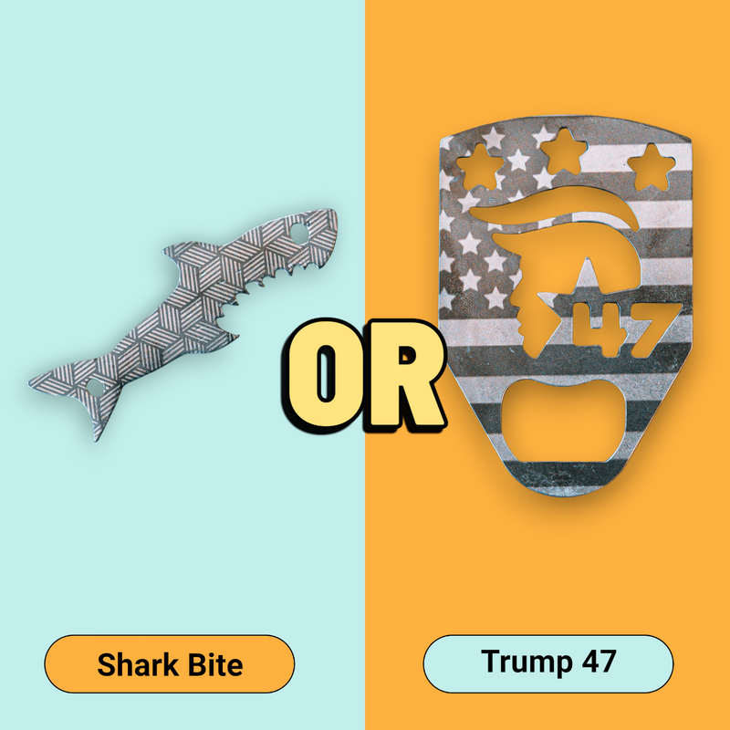 Reclaimed Scrap Metal Bottle Opener