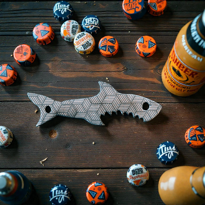 Reclaimed Scrap Metal Bottle Opener