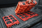 SET of TWO Milwaukee Packout Mounts, Heavy Duty Steel, Full + Half Width BOCO Custom LLC