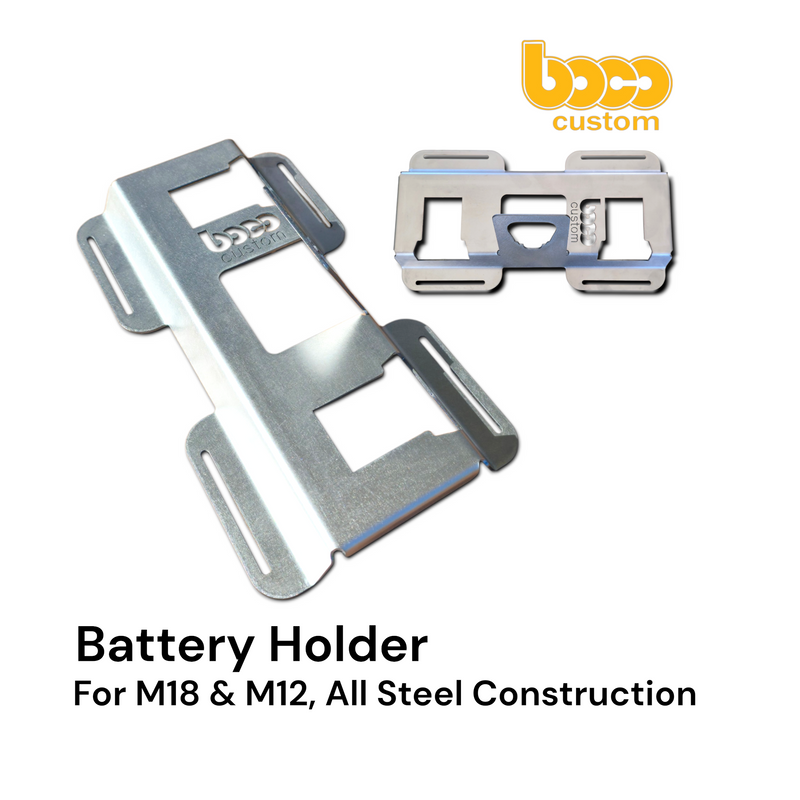 3-Slot Milwaukee M18 and M12 battery holder