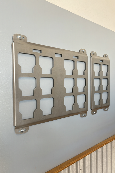 Milwaukee Packout Mounting Plate, Dual Full Width, Heavy Duty, 10 gauge steel