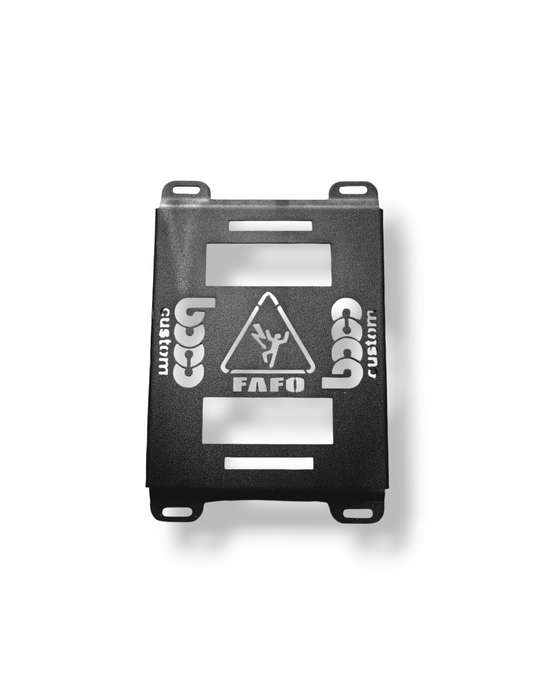 Klein MODbox Mounting Plate, Half Width, FAFO, Heavy Duty 10 ga steel