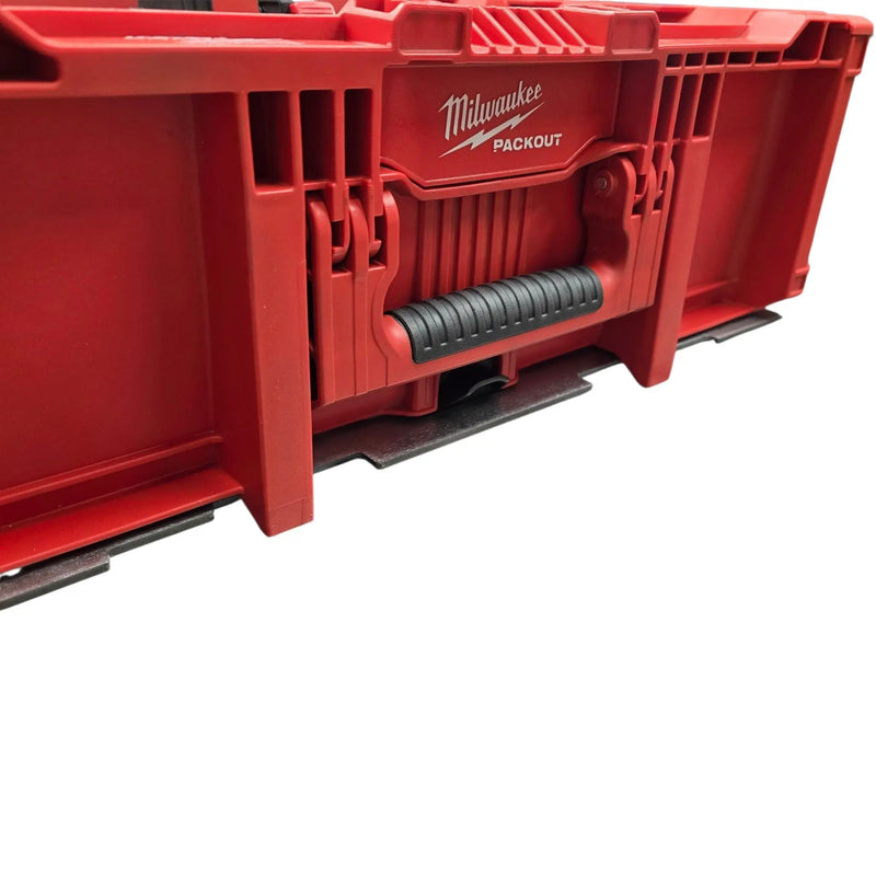 Weld-on Milwaukee Packout full-width mount, raw steel, BOCO Custom