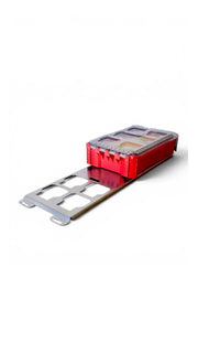 Milwaukee Packout Mount Half Width + Tool Bag (6 hole + 4 hole), 14 gauge light duty BOCO Custom LLC