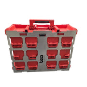 Weld-on Milwaukee Packout full-width mount, raw steel, BOCO Custom