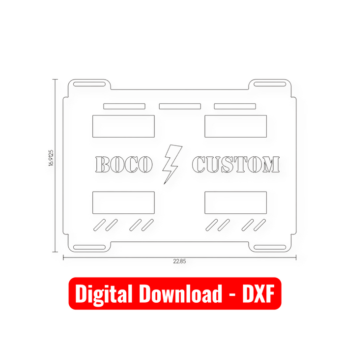 DXF Files for Plasma Cutting | Klein ModBox Dual
